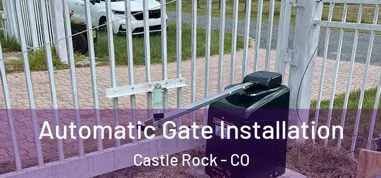Automatic Gate Installation Castle Rock - CO