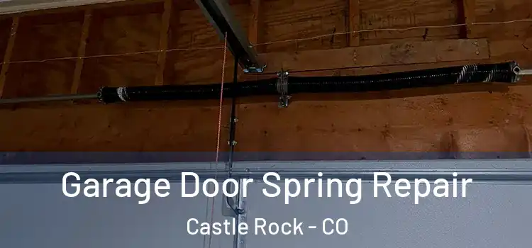  Garage Door Spring Repair Castle Rock - CO
