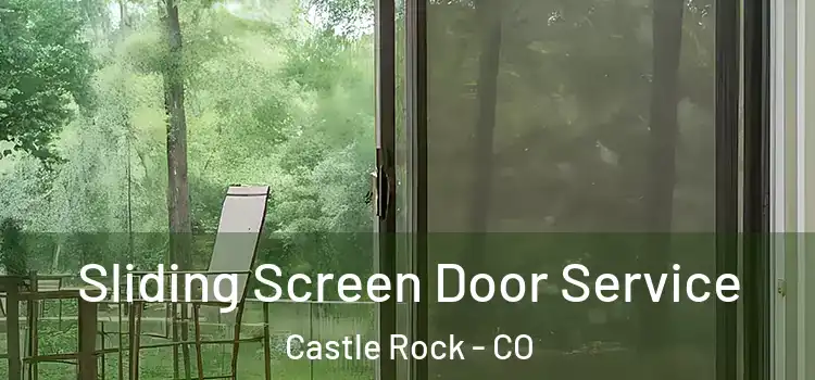 Sliding Screen Door Service Castle Rock - CO